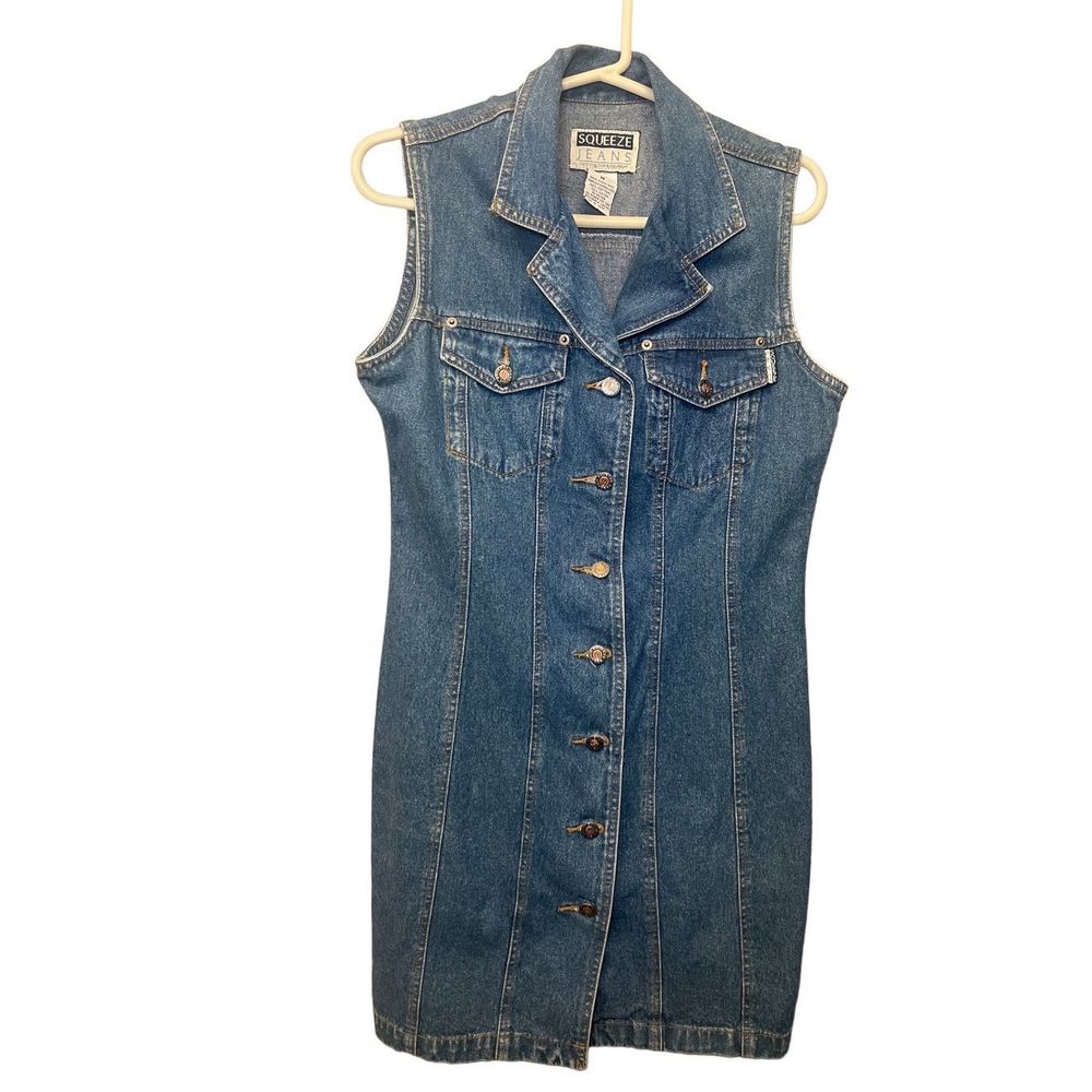 Squeeze Jeans Denim Dress Vintage